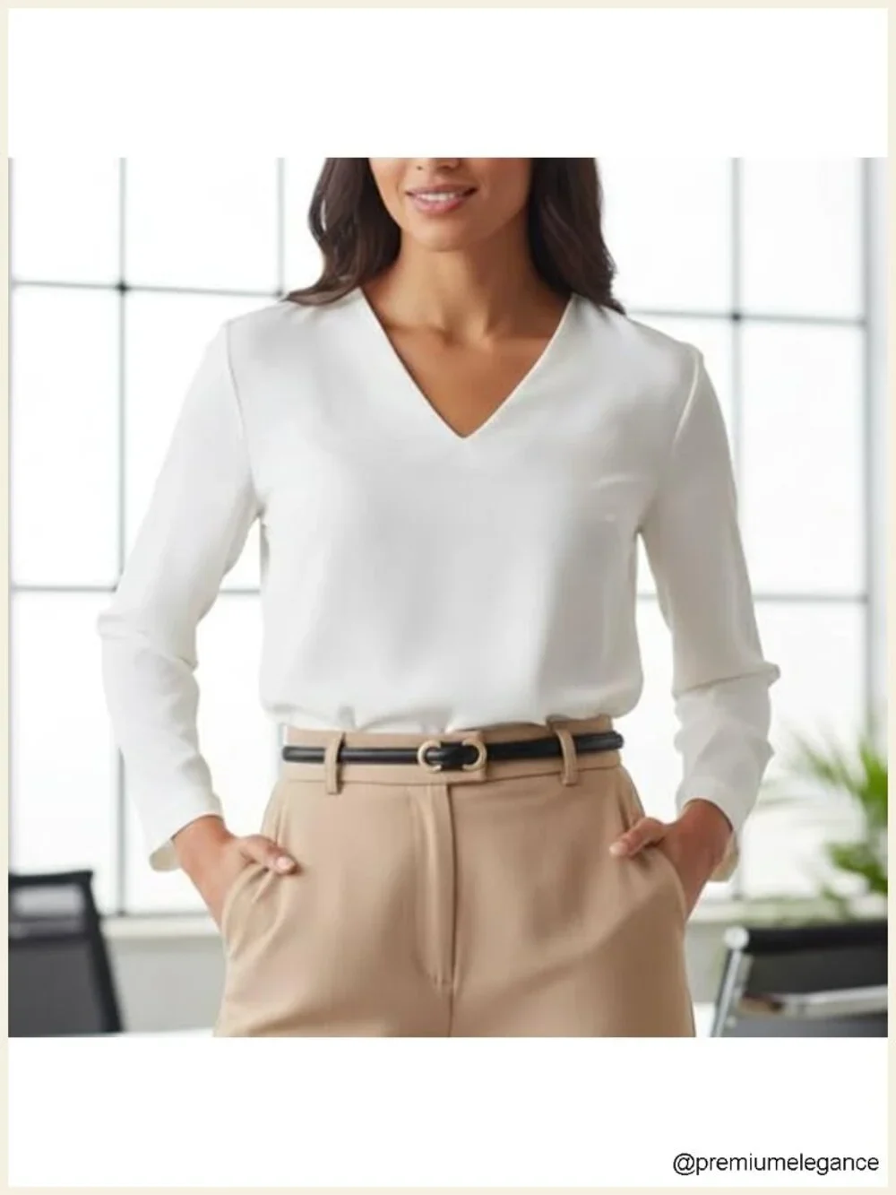 4 Pack Skinny Belts for Women Adjustable No-Hole Faux Leather Thin Belt with